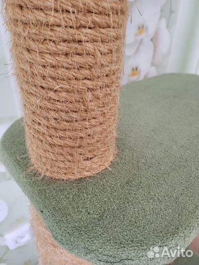 Комплекс для кошек 130х65х40см джутовый 3 уровня