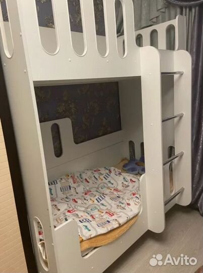 Кроватка двухярусная детская новая