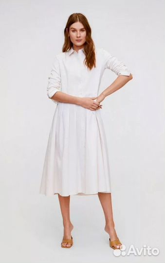 Платье рубашка летнее 44