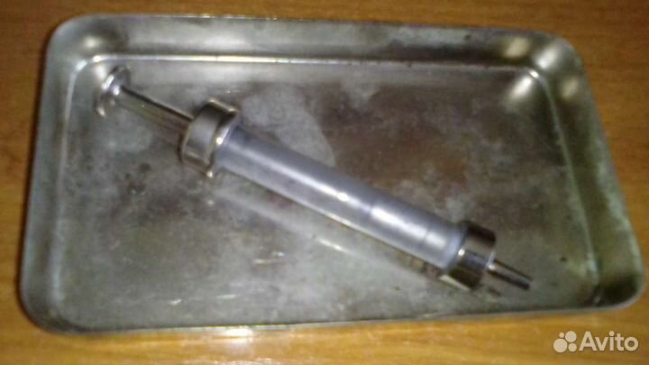 Шприц медицинский стекло СССР