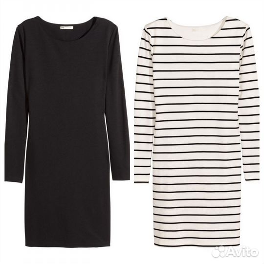 Платья H&M, размер L, бу и новы