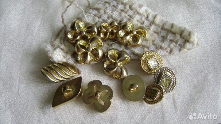 Пуговицы СССР Германия Чехия 70-80-90-е г.г Металл