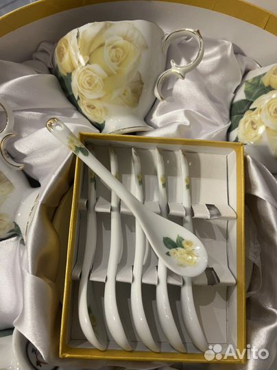 Чайный набор на 6 персон фарфор