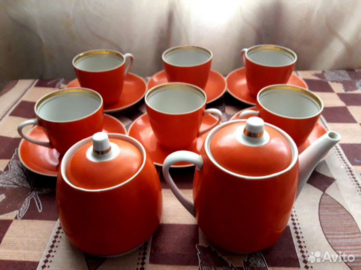 Фарфоровый сервиз СССР. Барановка