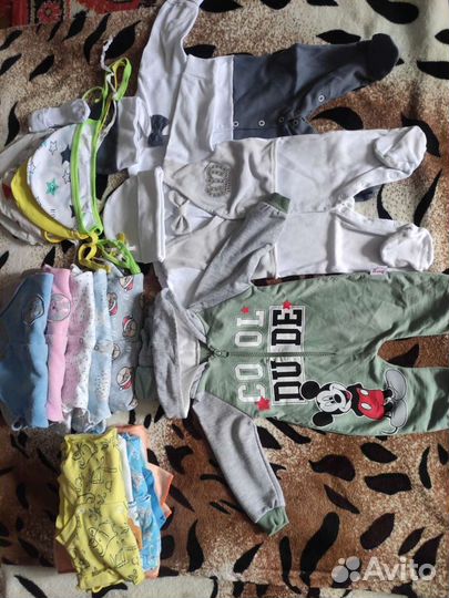 Вещи пакетом с рождения