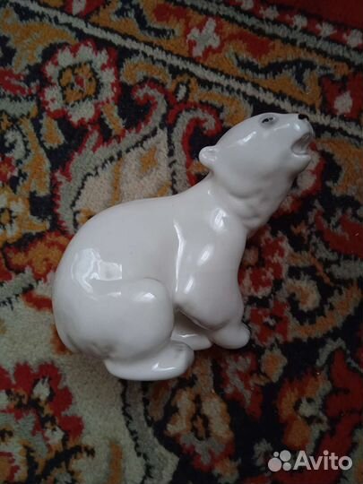 Белый Медведь фарфор СССР