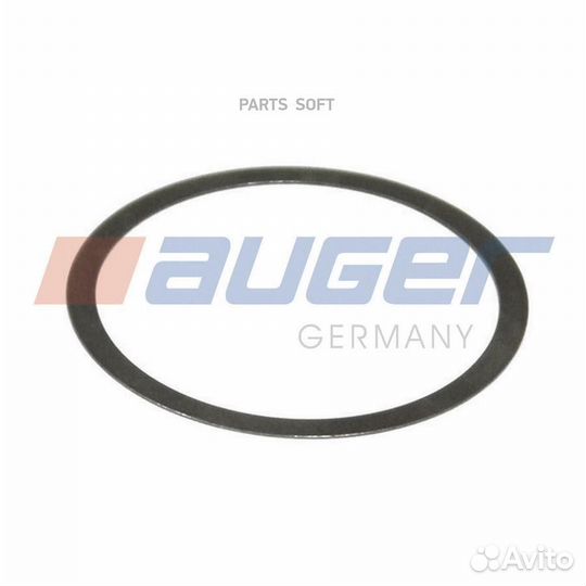 Auger 59406 59406 Прокладка регулировочная ф45х52х0,4 (толщина 0,4) шкворня volvo