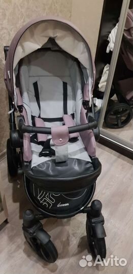 Коляска 2 в 1 эко кожа