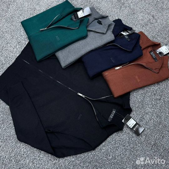 Кардиган мужской на молнии boss