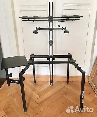 Quik LOK systems рабочая стойка музыканта 4 яруса