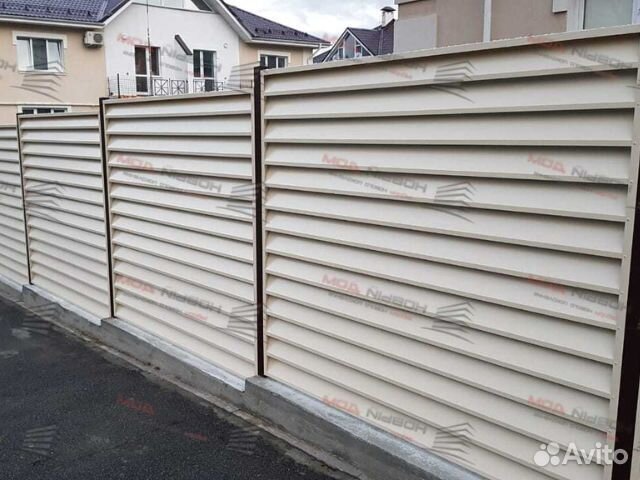 Забор жалюзи еврожалюзи