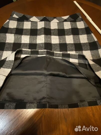 Юбка S.oliver в черно- белую клетку