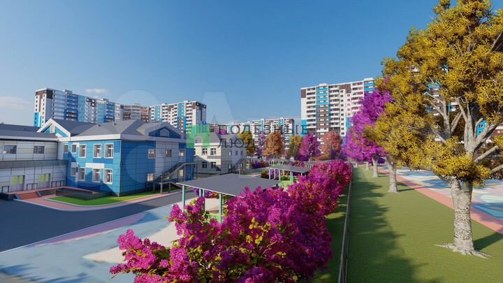 2-к. квартира, 61,2 м², 1/16 эт.