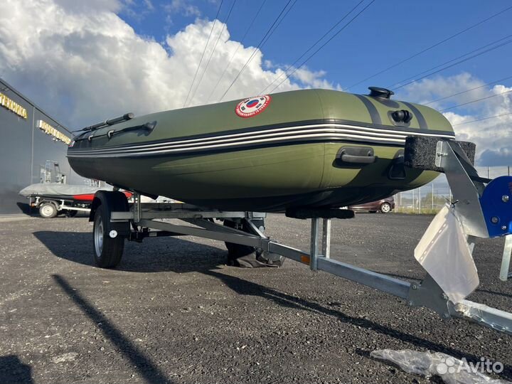Лодка mishimo river JET 410 под водомет green