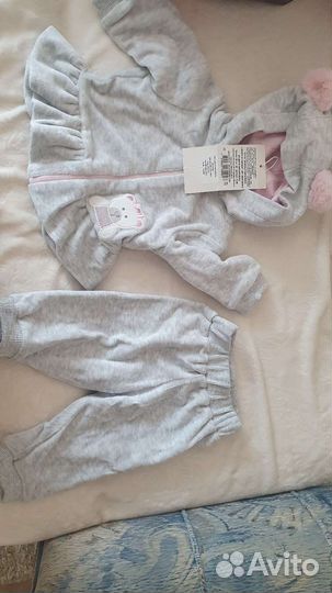 Детские вещи пакетом от 0 до года для девочки