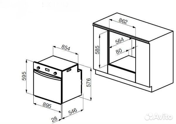 Духовой шкаф Korting OKB 7129 SGW