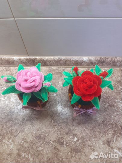 Цветы ручной работы