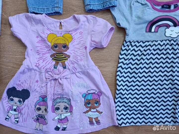 Вещи пакетом на девочку 92 98
