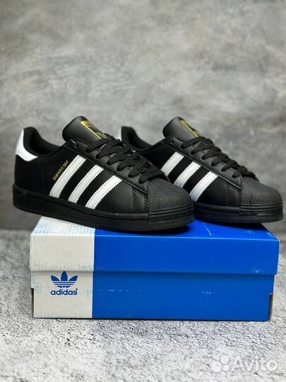 Кроссовки Adidas superstar black