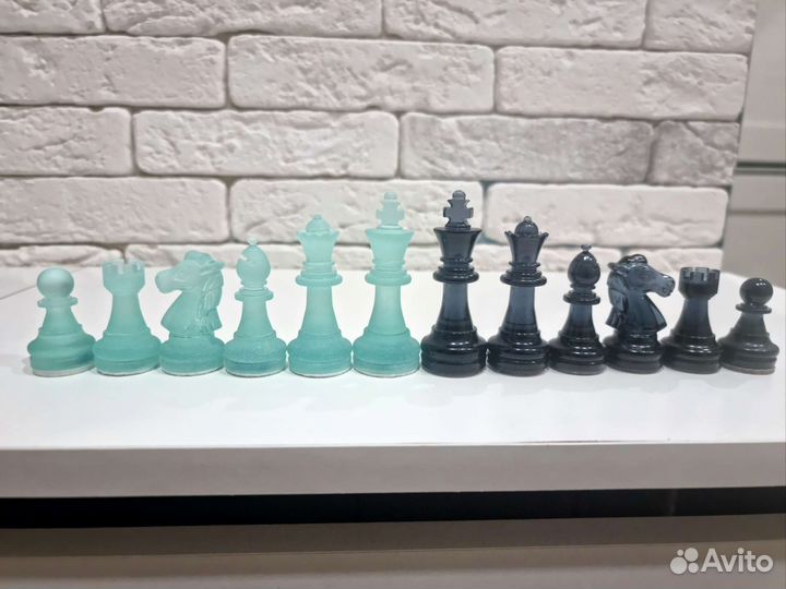 Шахматы из эпоксидной смолы