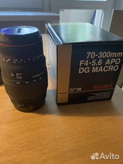 Sigma AF 70-300mm f/4-5.6 DG Macro Canon