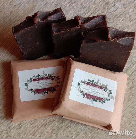 Мыло Дегтярное натуральное ручной работы