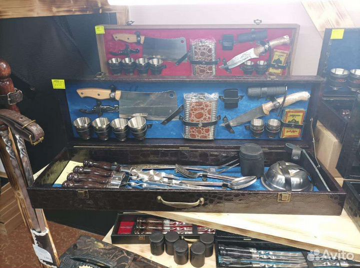 Набор шампуров подарочный