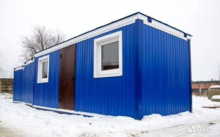 Бытовка металлическая новая строительная