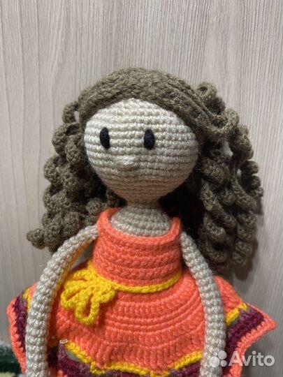 Кукла тильда вязанная