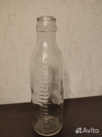 Бутылочка для кормления стеклянная (как в роддоме)