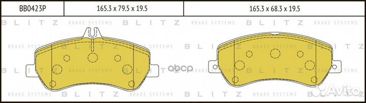 Mercedes X204 08- BB0423P Blitz