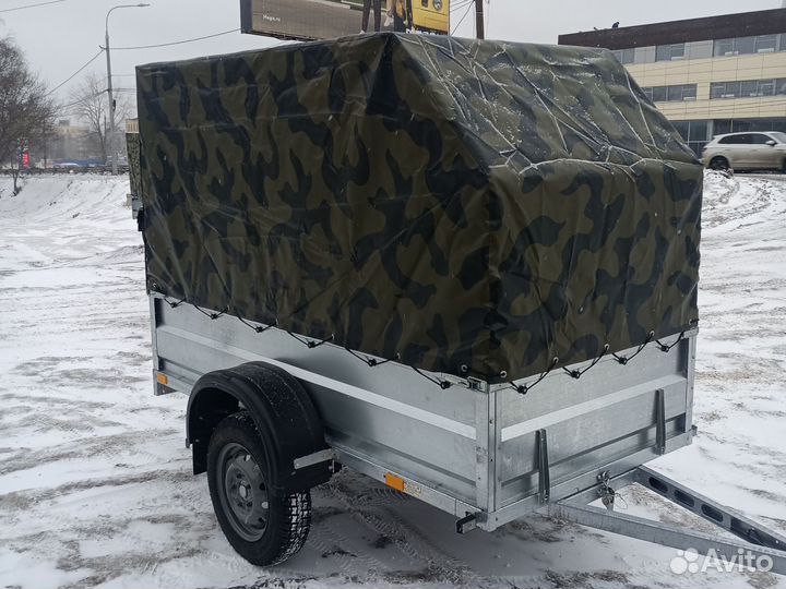 Прицеп 2,5 м. для всех дорог R-16. Тент 1700 мм