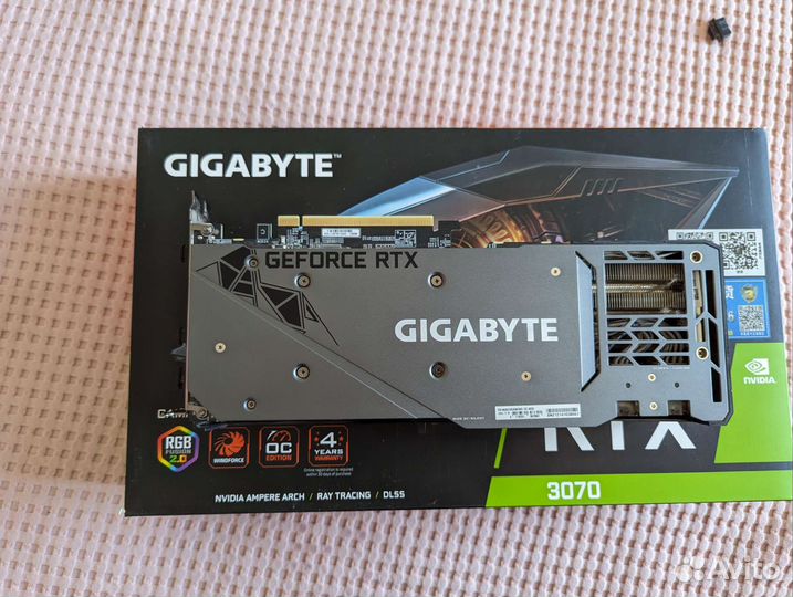 Видеокарта gtx 3070 8 Gb