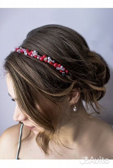 Ободок ручной работы украшение