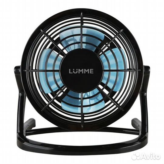 Вентилятор настольный, чёрный