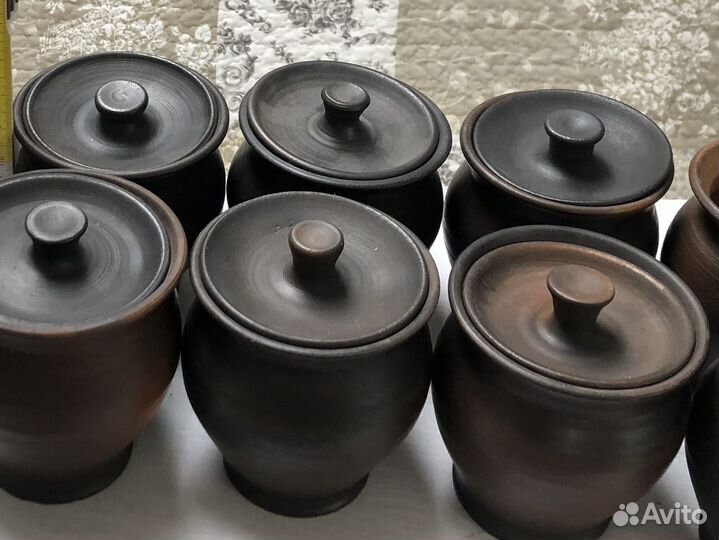 Керамика чернолощеная, крынка, горшок, кувшин