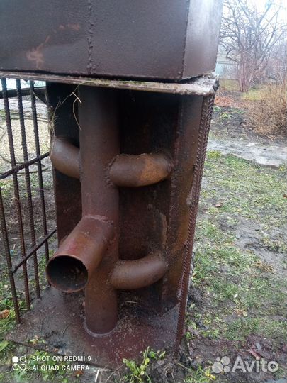 Печь банная с баком