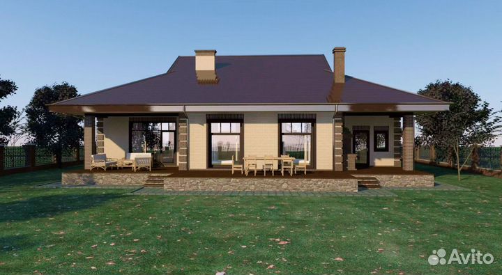 Домокомплект 250 кв.м. из теплоэффективных блоков