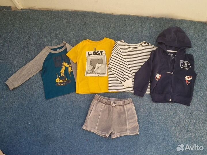 Вещи пакетом на мальчика 86 размер