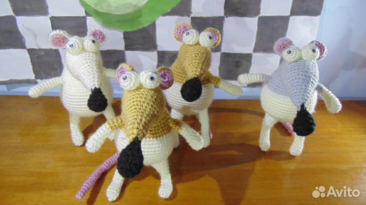 Вязаная крыска