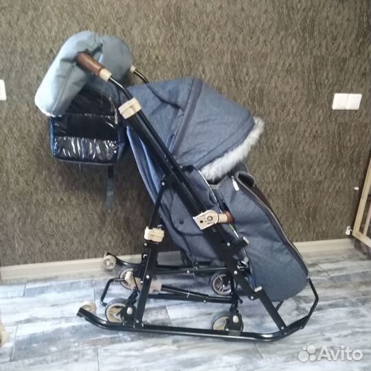 Детские санки коляска