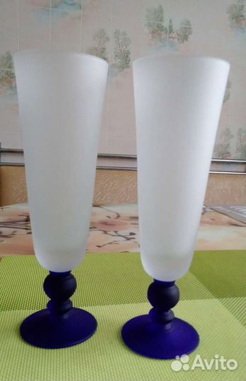 Фужеры и подсвечник Гусь Хрустальный