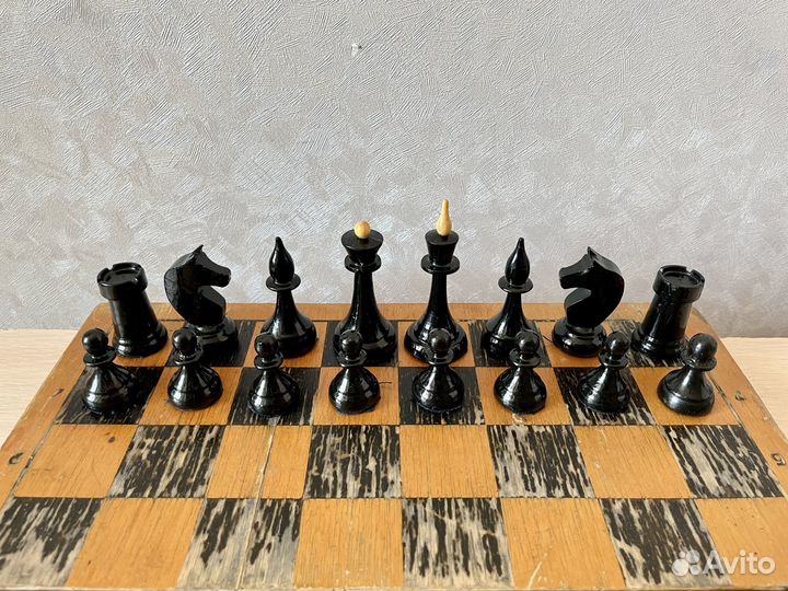 Шахматы деревянные СССР крупные 40 на 40