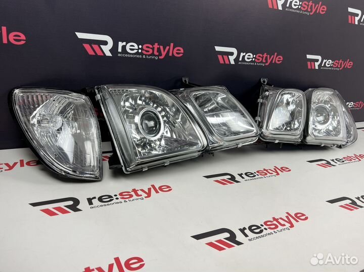 Фары Lexus LX470 Галоген Светлые