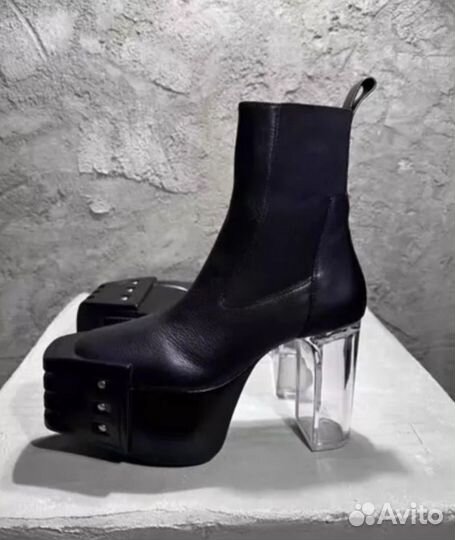 Rick Owens Kiss Boots Heels