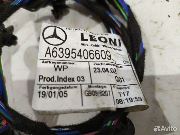 Проводка двери передняя Mercedes Viano W639 2.1D