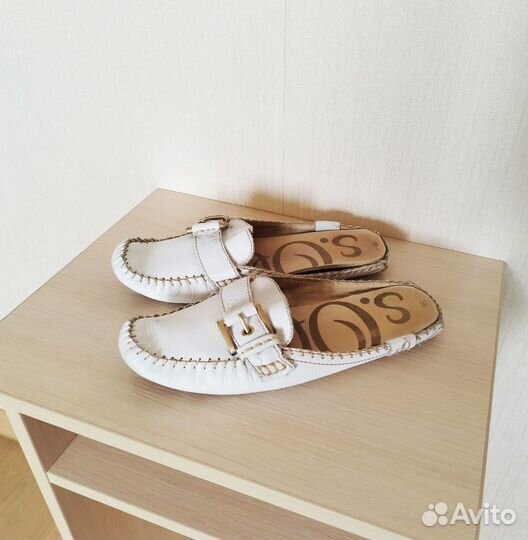 Шлёпанцы женские из натуральной кожи, 36р