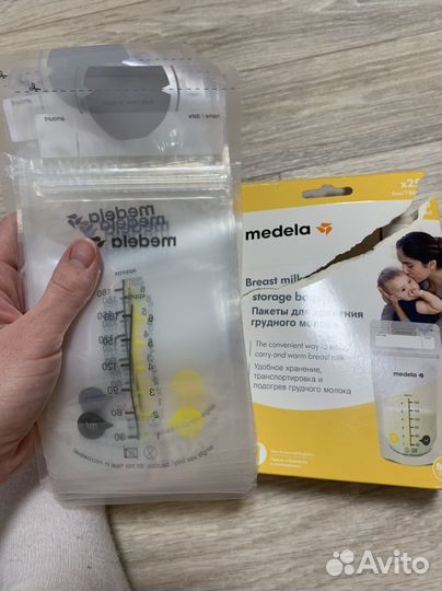 Пакеты для грудного молока medela