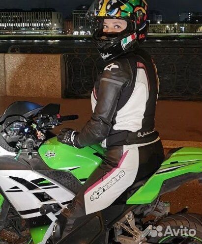 Мотокуртка кожа alpinestars stella GP plus R V3 42