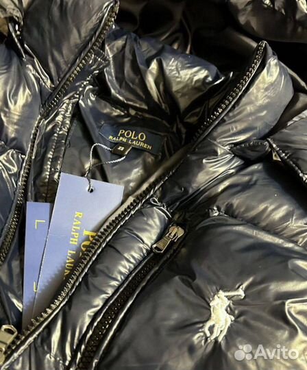 Пуховик Polo Ralph Lauren Темно-Синий